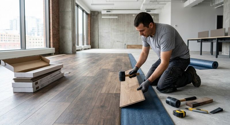 Our team working on Flooring Service projects in Apache Junction, AZ