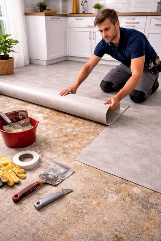 Linoleum Floor Installation in Gilbert, AZ